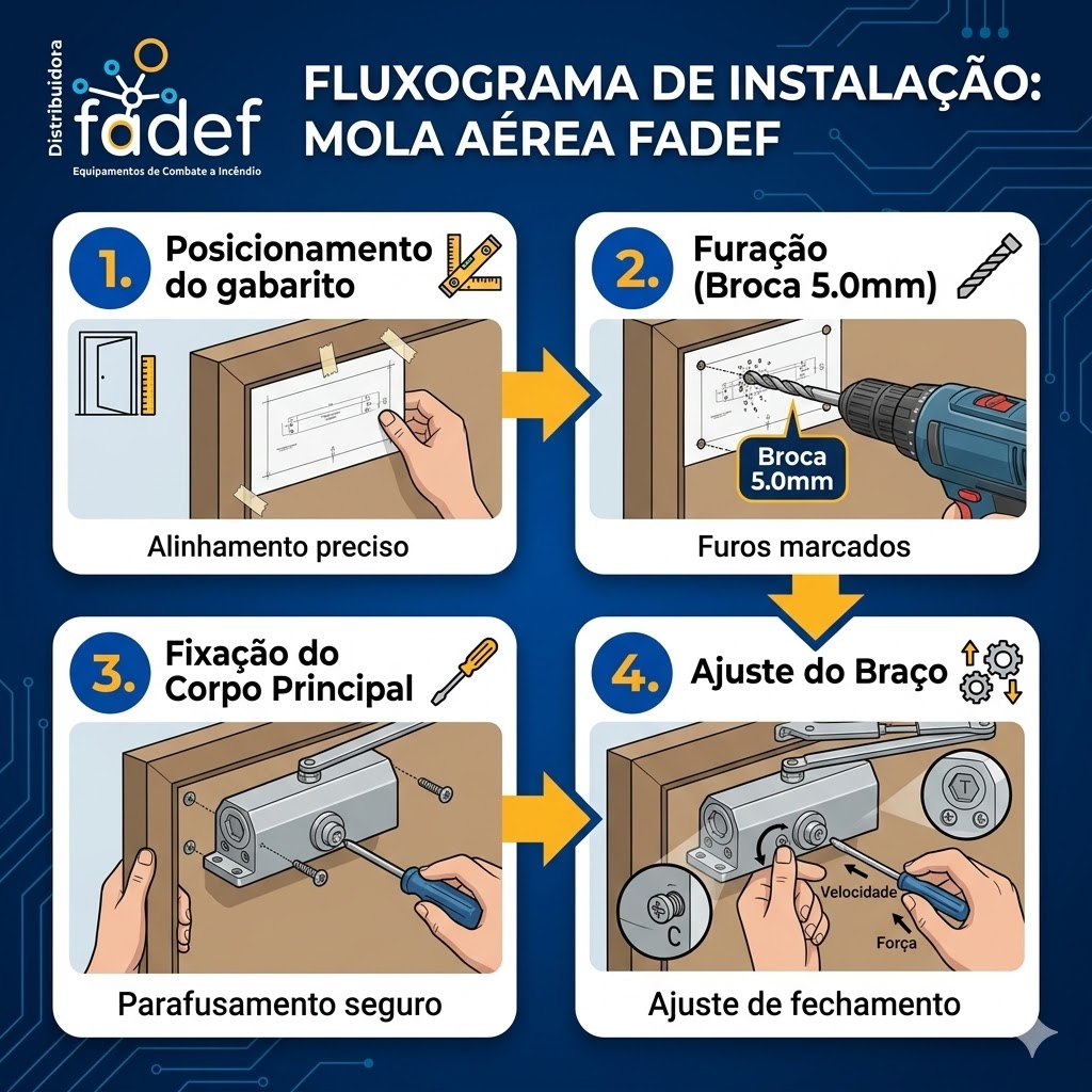 FLUXOGRAMA DE INSTALACAO MOLA AEREA FADEF